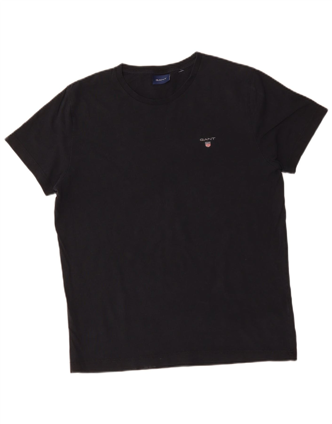 T-shirt męski GANT, średni, granatowy, bawełniany