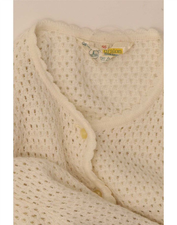 Sweter damski Dralon EU 46 XL w kolorze złamanej bieli