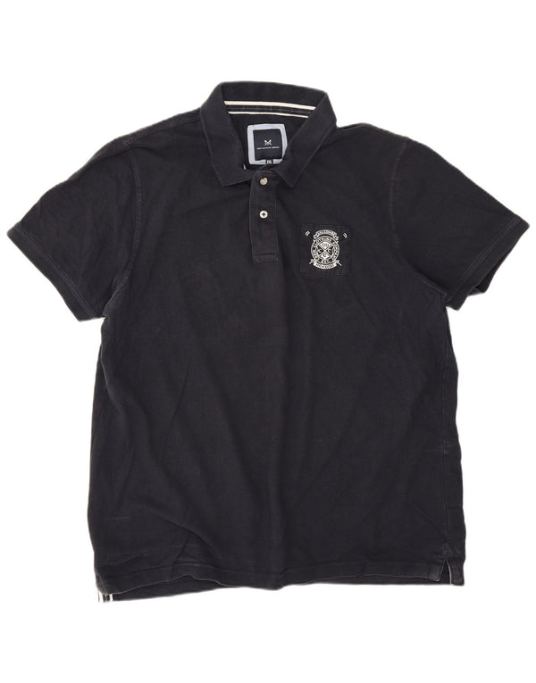 Crew Clothing Męska koszulka polo 2XL Granatowa, bawełniana