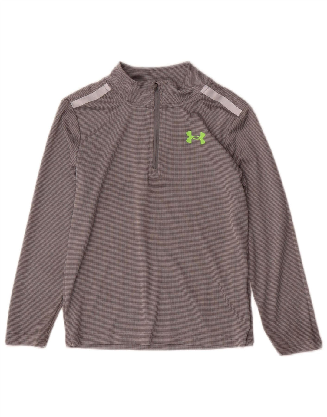 Chłopięcy dres Under Armour z graficznym pulowerem, 5-6 lat, szare paski