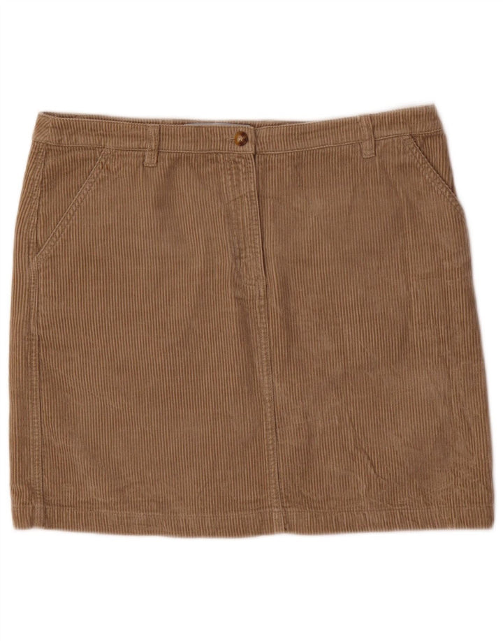 Damska spódnica sztruksowa Sergio Tacchini IT 44 Medium W34 Beżowa bawełna