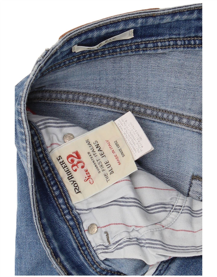 Damskie jeansy slim Roy Rogers W32 L27 Niebieskie bawełniane