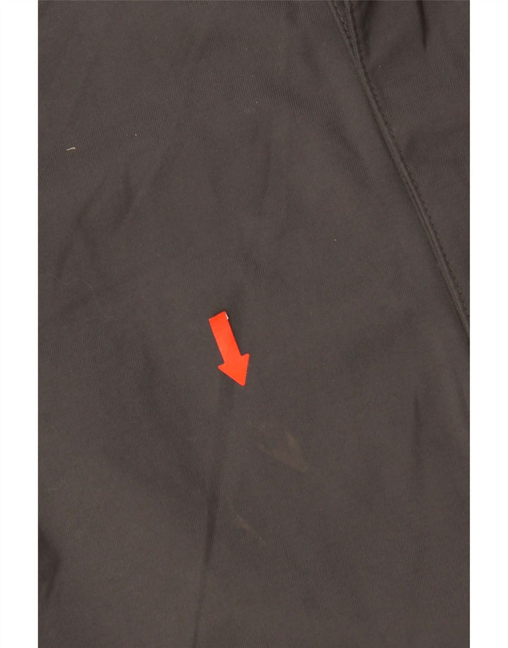 Męska kurtka przeciwdeszczowa Jack Wolfskin UK 36/38 Średni szary, blokowy poliamid