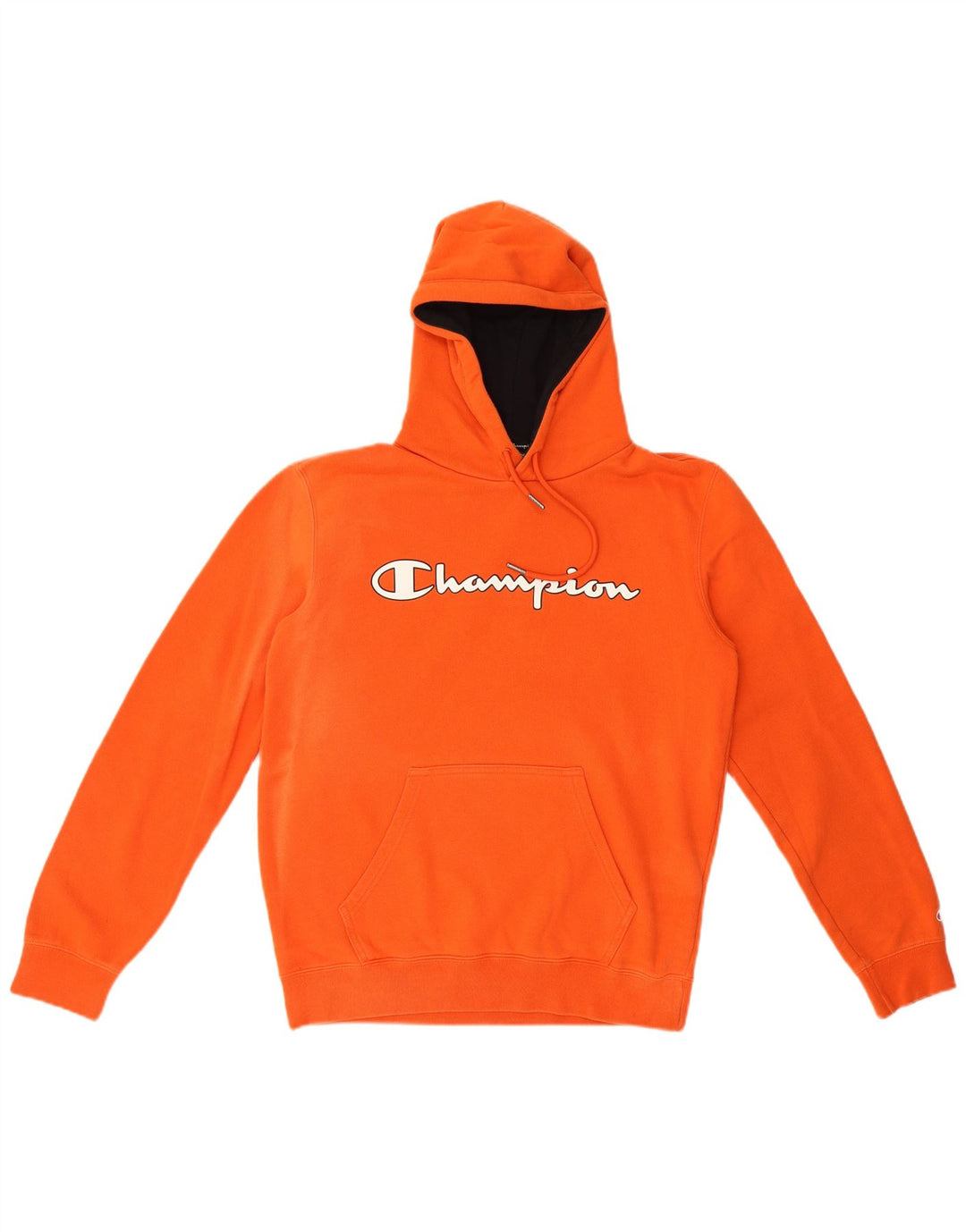 Męski sweter z kapturem Champion Graphic, średni pomarańczowy