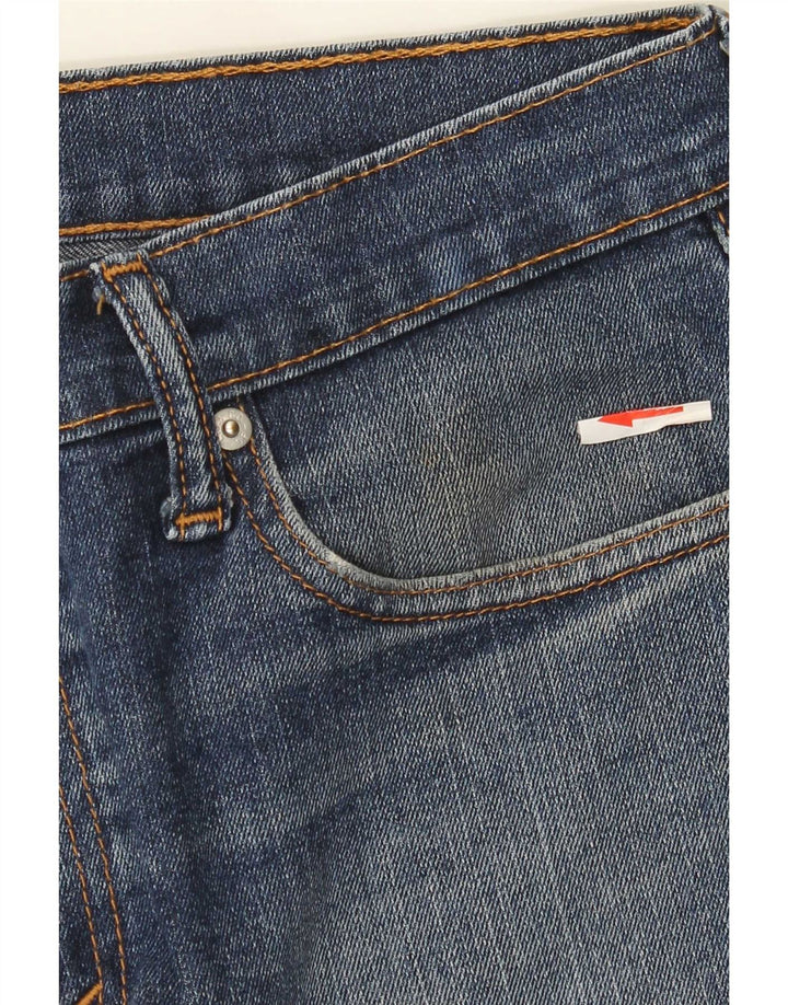 Męskie jeansy Levi's 513 Straight W32 L30 Niebieskie bawełniane