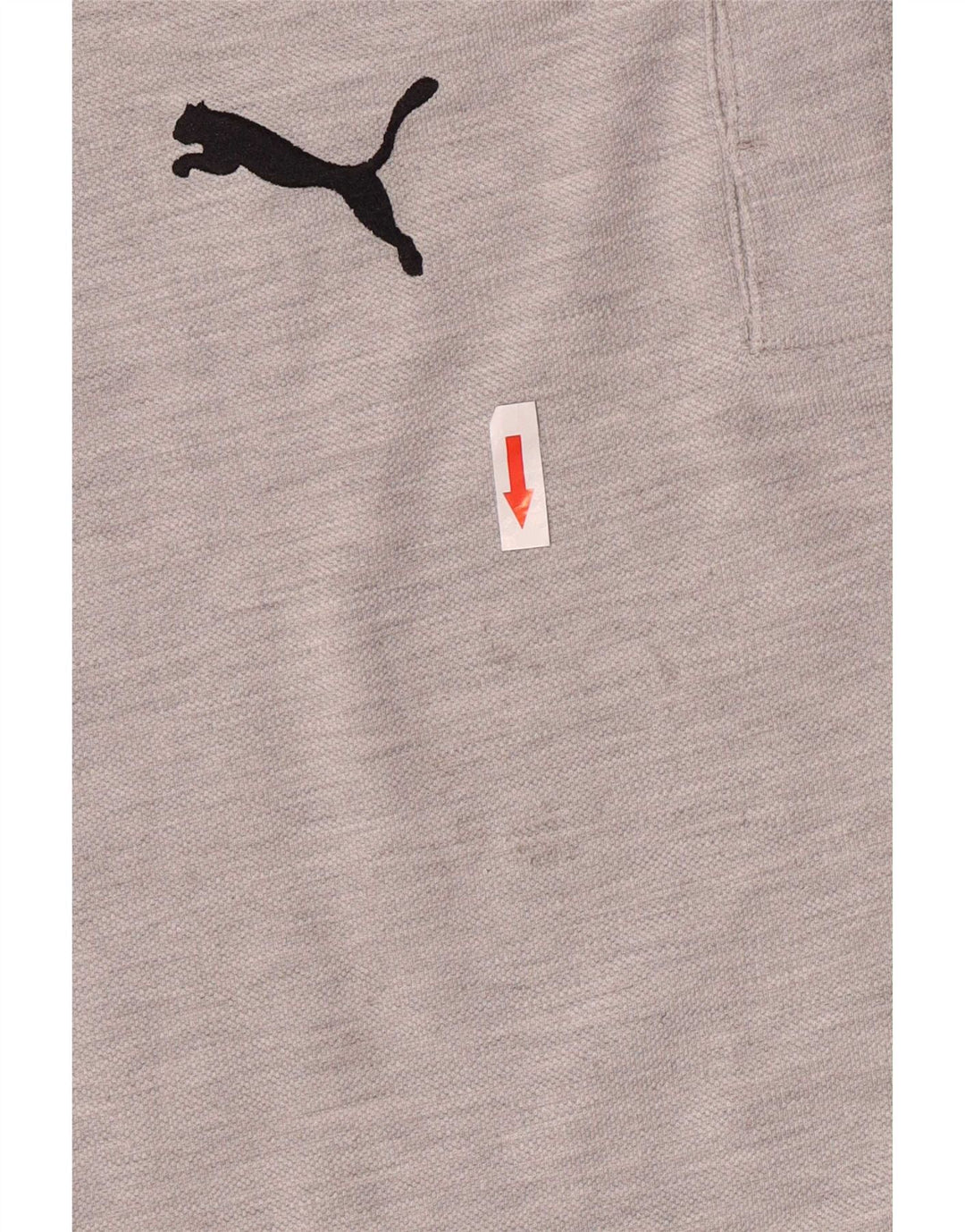 Męska koszulka z grafiką Puma, bawełniana koszulka w kolorze średniej szarości
