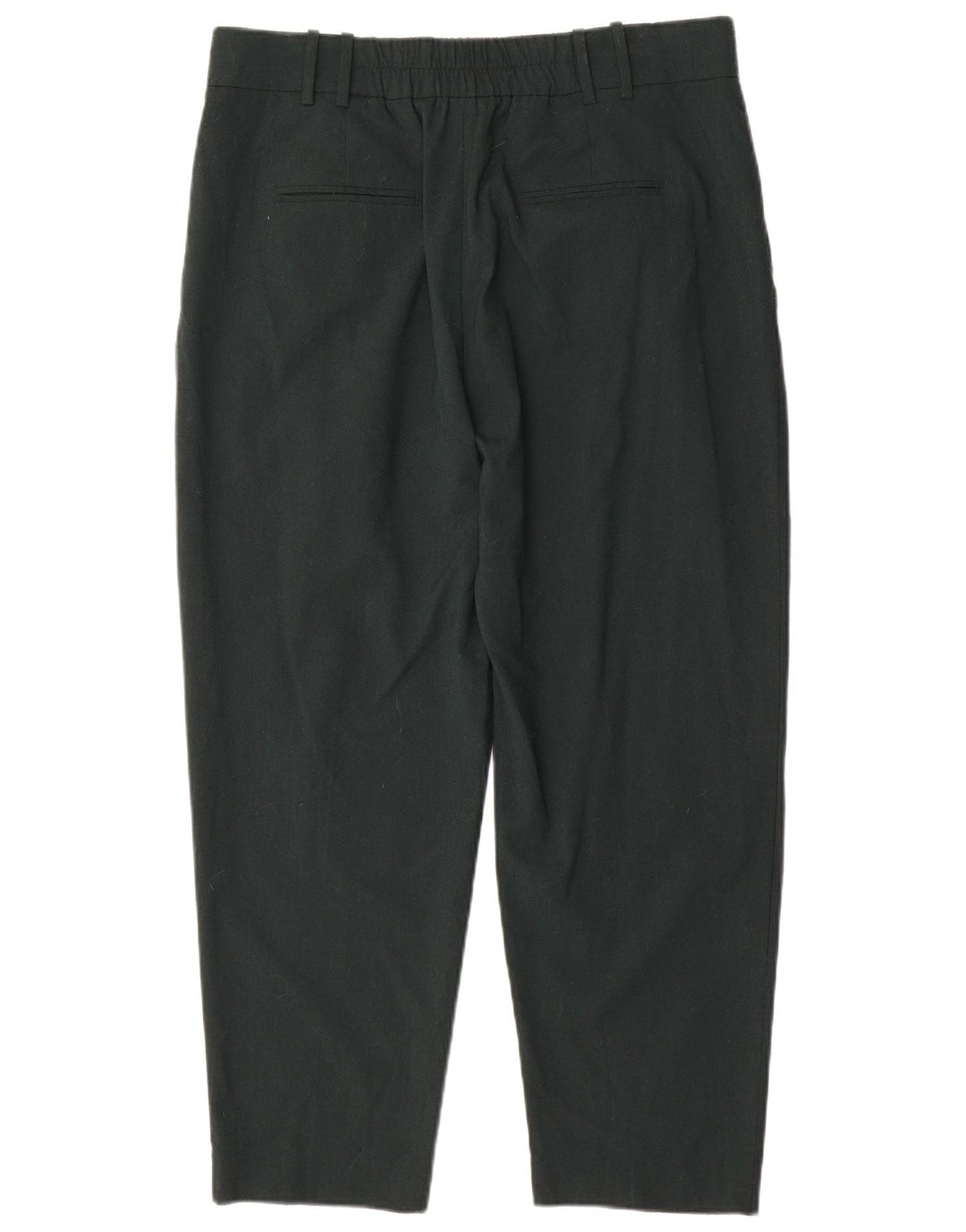 Damskie, przycięte spodnie Zara XL W36 L26 Zielony poliester