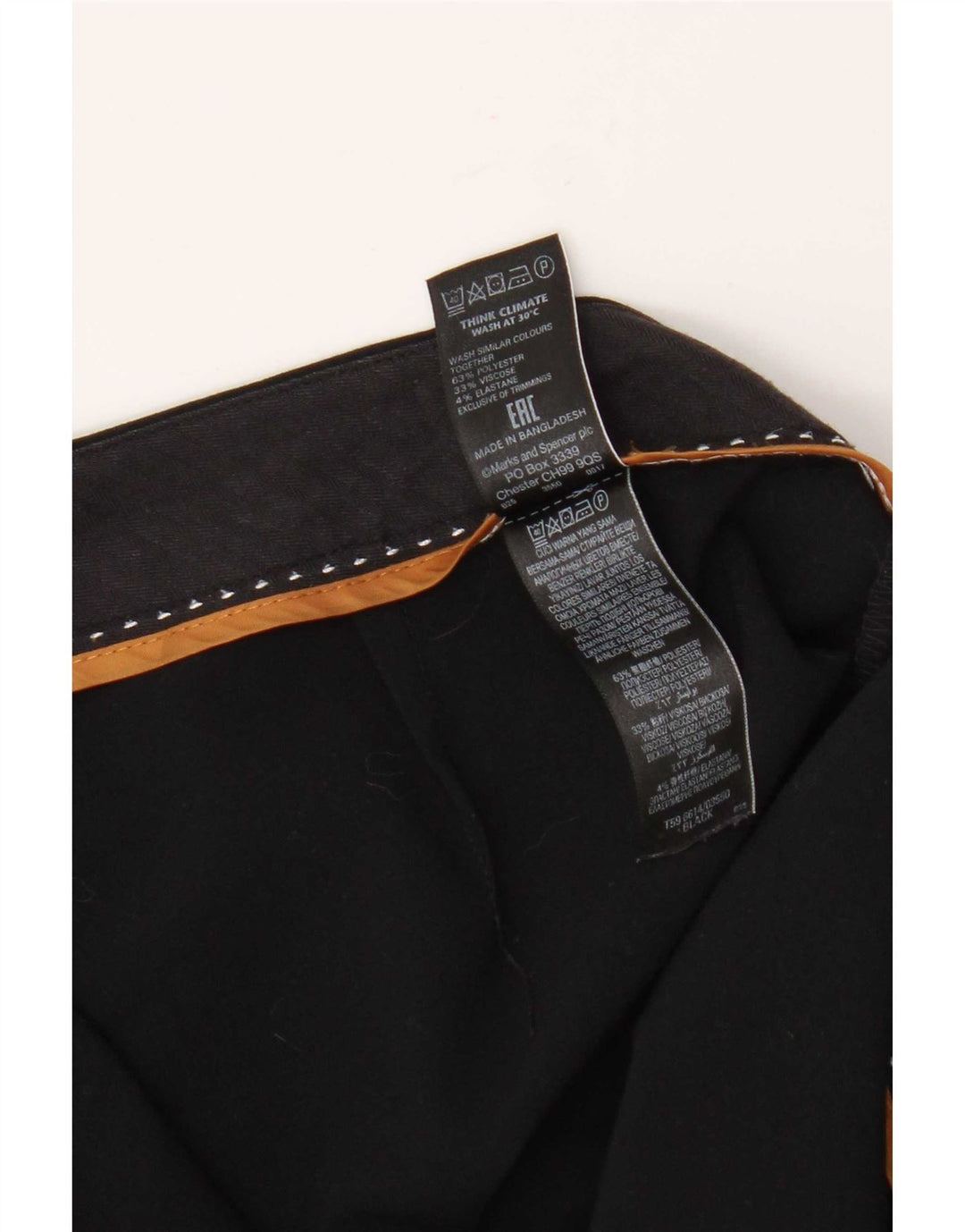 Damskie spodnie garniturowe Marks & Spencer Bootcut UK 12 Medium W32 L30 Czarne