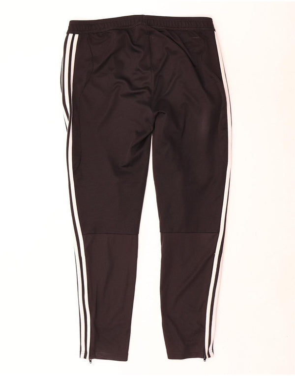 Damskie spodnie dresowe Adidas Climacool UK 16/18, duże, czarne, poliestrowe