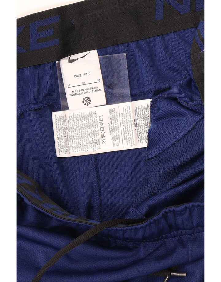 Męskie spodenki sportowe Nike Dri Fit, średni granatowy, poliester z blokami kolorów