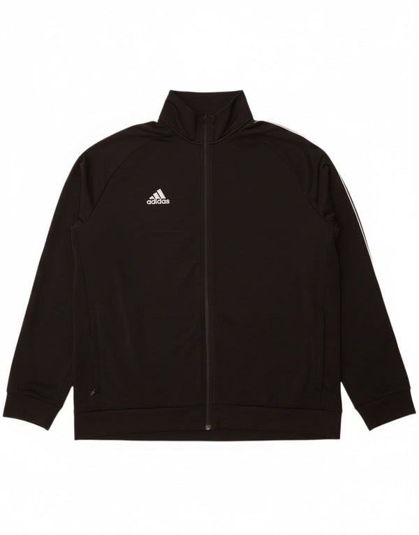 Adidas Męska bluza dresowa Top 2XL Czarny poliester