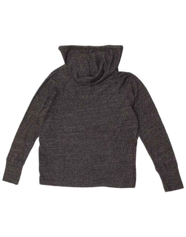 Damski sweter oversize z kapturem Roxy UK 14 Średni granatowy, nakrapiany bawełniany