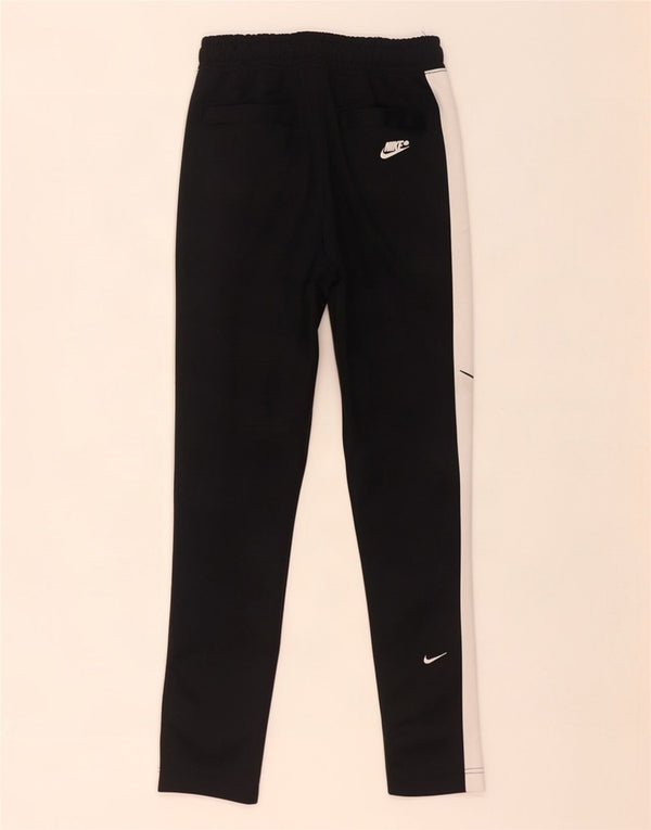 Męskie spodnie dresowe Nike Swoosh, mały, czarny, poliestrowy blok kolorów