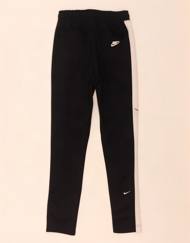 Męskie spodnie dresowe Nike Swoosh, mały, czarny, poliestrowy blok kolorów