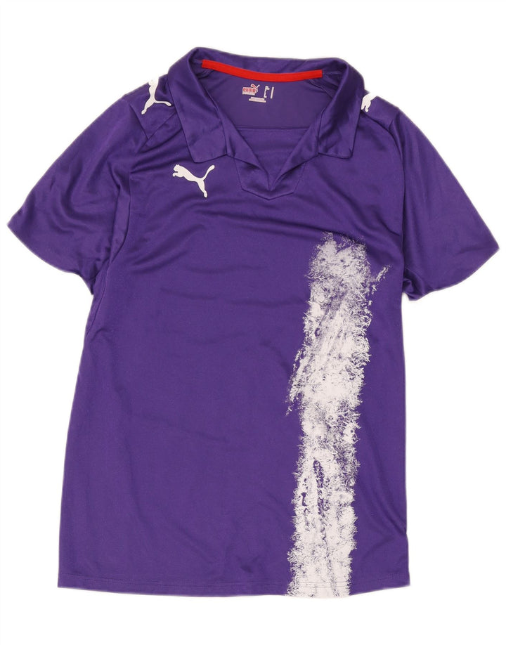 Męska koszulka polo Puma w kolorze średniofioletowym