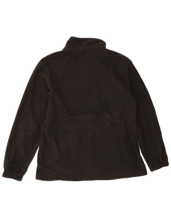 Mountain Warehouse Mens Fleece Jacket UK 38 Medium Black Polyester