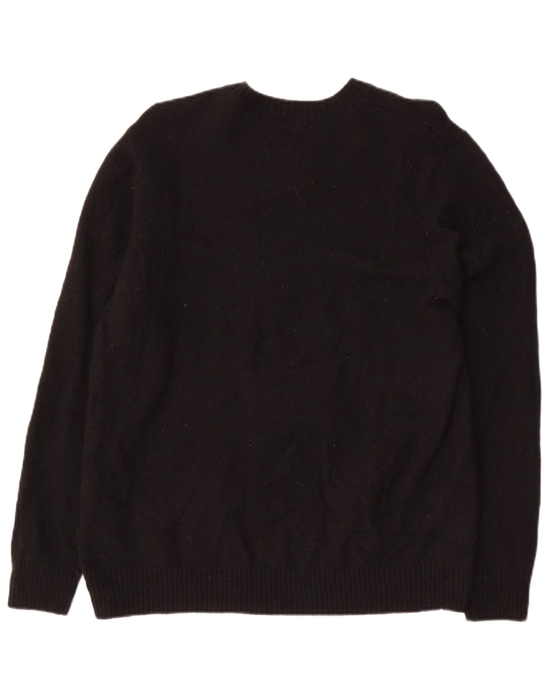 Damski sweter LEVI'S o standardowym kroju z okrągłym dekoltem, UK 18 XL, czarna wełna