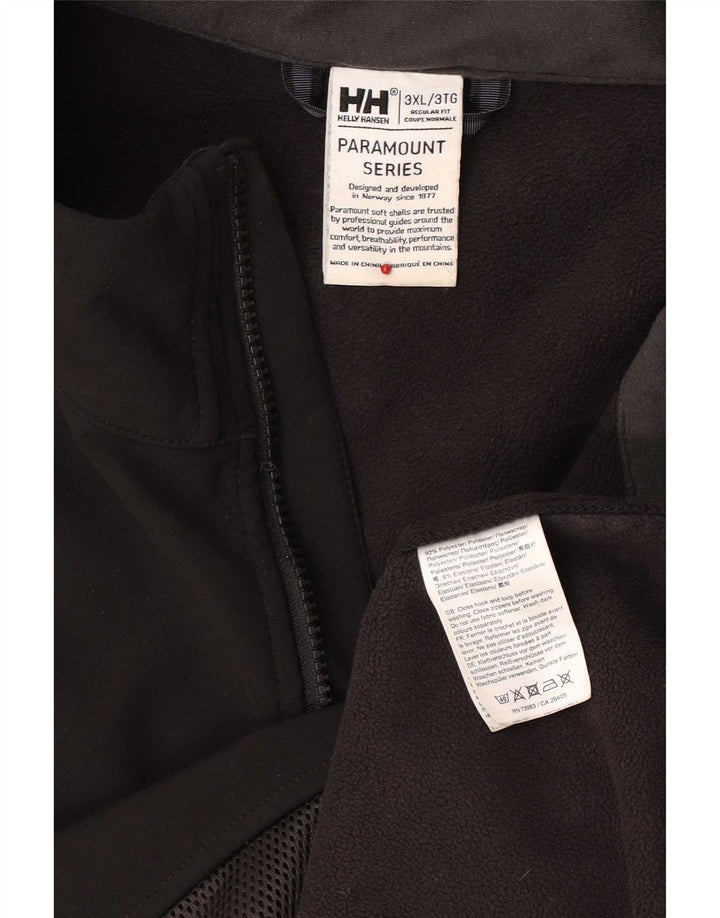 Męska kurtka wiatrówka Helly Hansen o regularnym kroju UK 46 3XL Czarny poliester