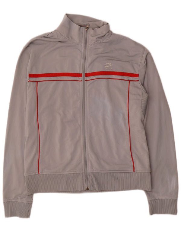Damska kurtka dresowa Nike UK 16/18 XL, szary, kolorowy poliester