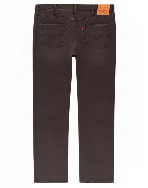 Męskie dżinsy Levi's 501 Straight W44 L34 Czarna bawełna