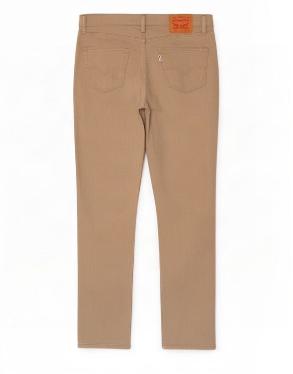 Męskie jeansy Levi's 511 Slim W32 L32 Beżowa bawełna