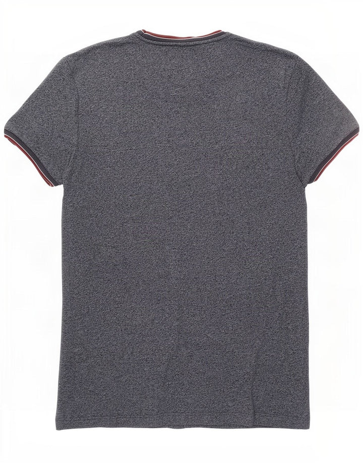 T-shirt męski Jack Wills, średni, granatowy, bawełniany nakrapiany