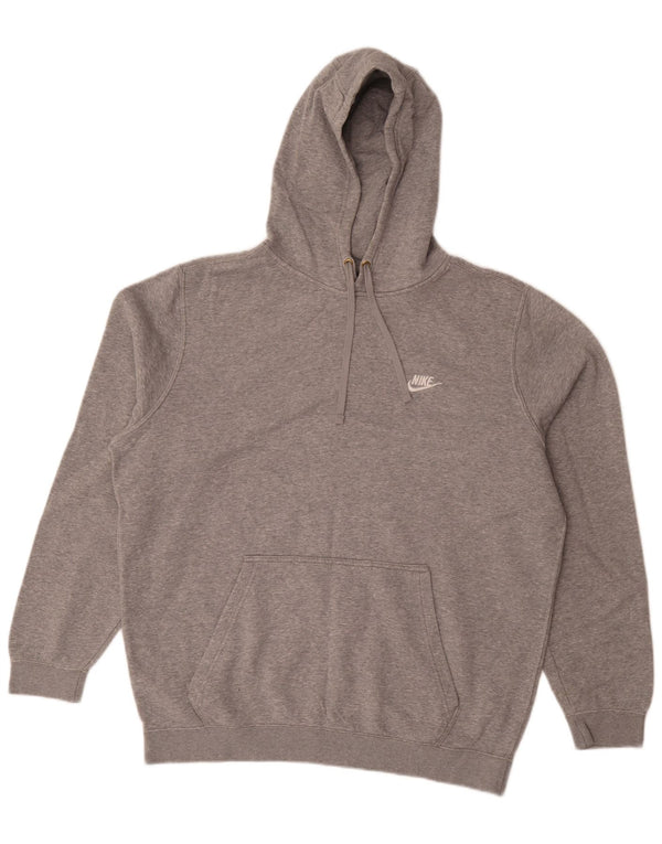 Męska bluza z kapturem Nike XL, szara, nakrapiana bawełna