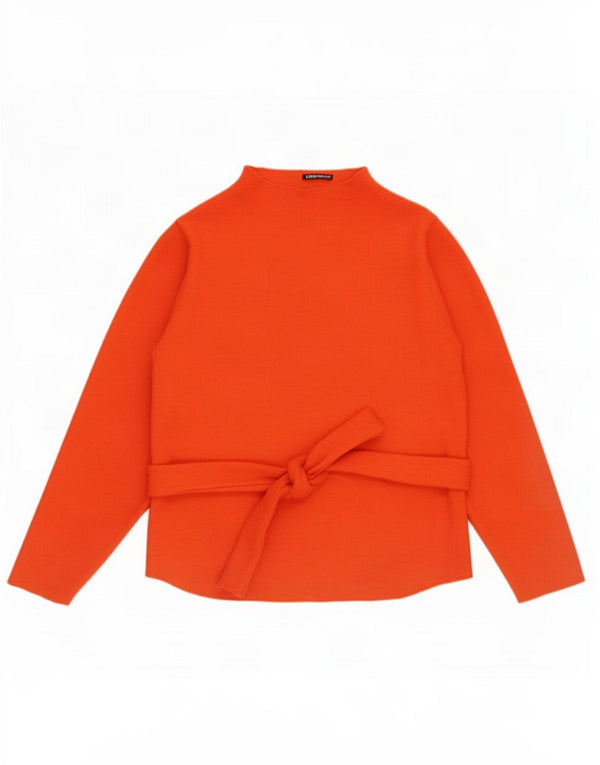 Damski sweter oversize z golfem Zara UK 10 Small Orange
