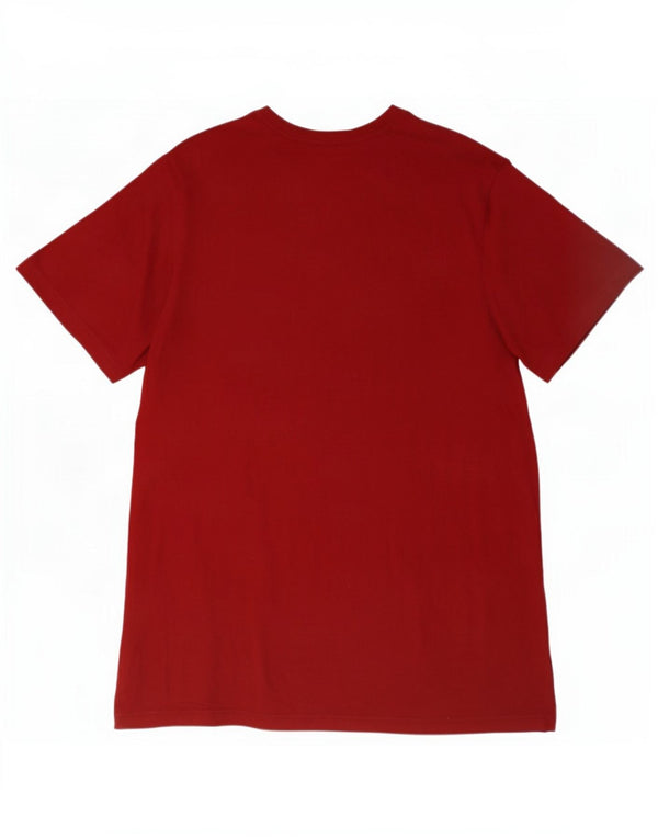 Adidas Męska koszulka graficzna Top XL, czerwona, bawełniana