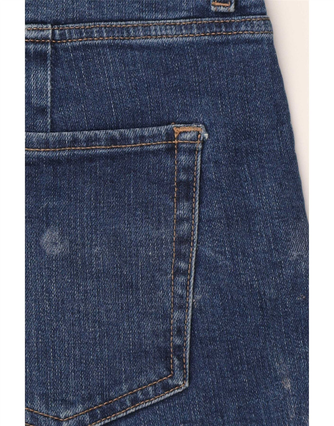 Marks & Spencer Damskie jeansy przycięte z wysokim stanem UK 12 Medium W30 L25 Niebieskie