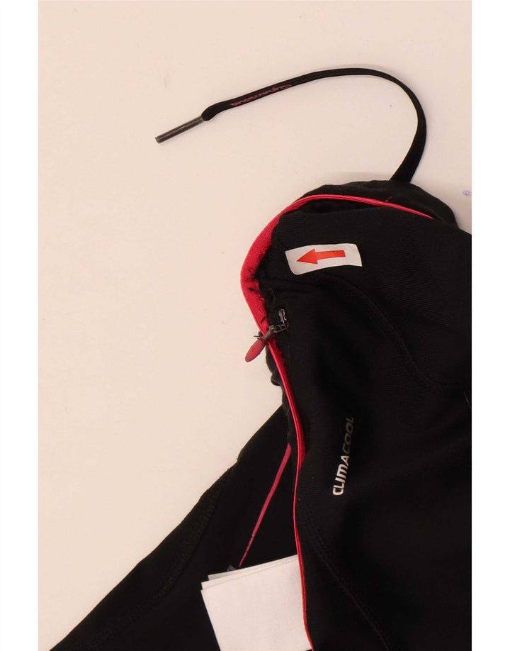 Damskie legginsy Adidas Climacool Capri UK 12, średni czarny poliester