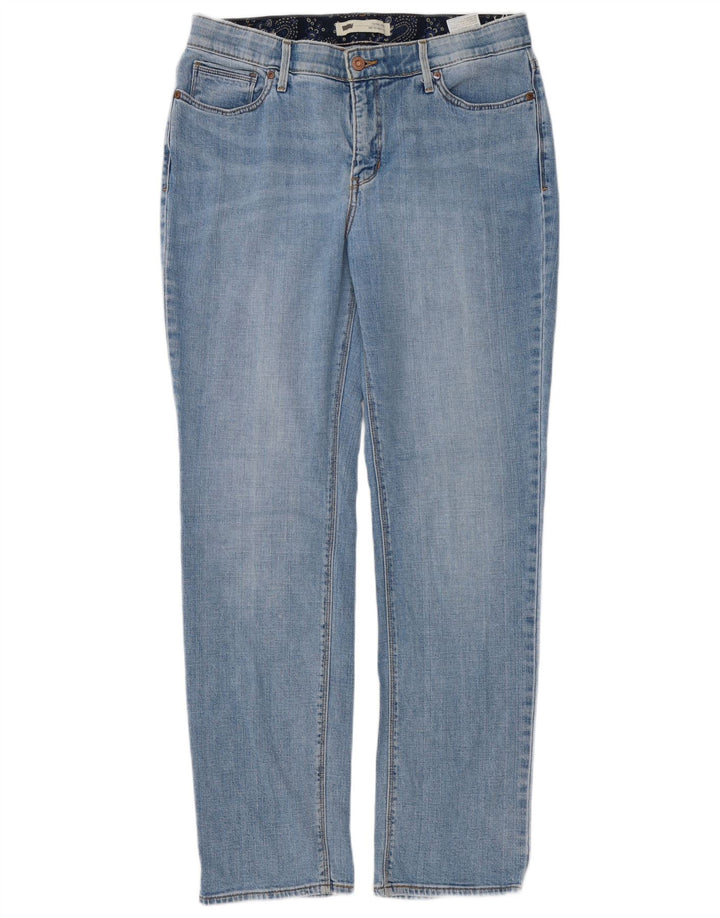Damskie jeansy Levi's 525 Straight W32 L32 Niebieskie bawełniane