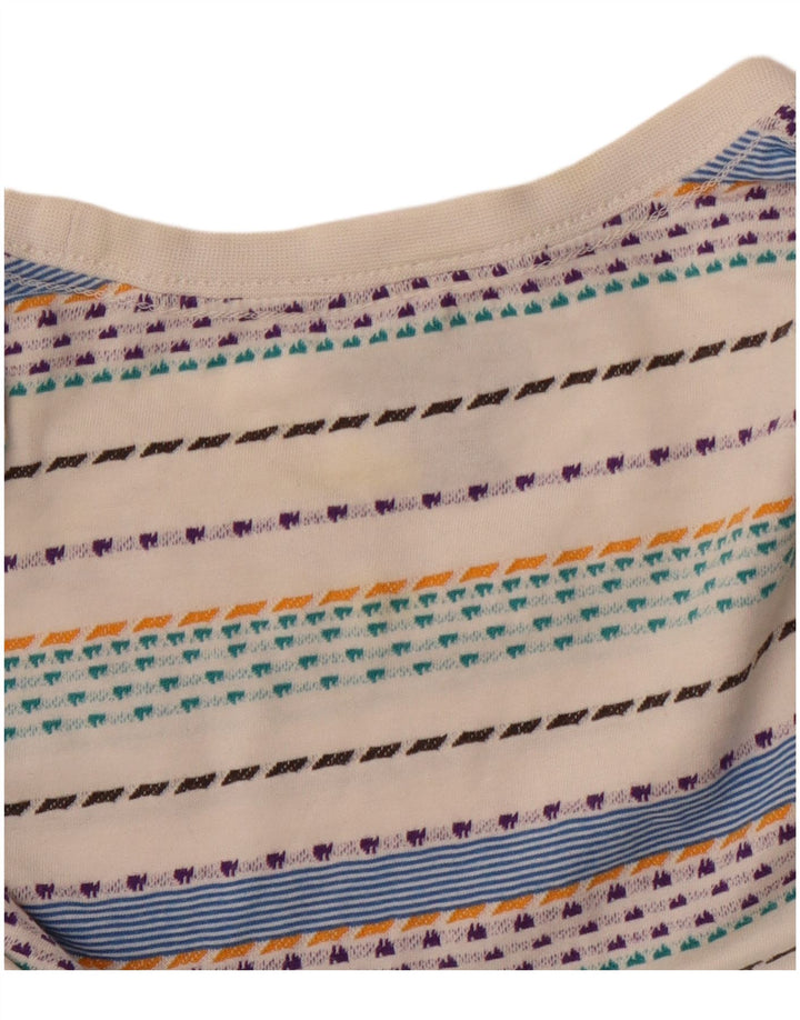 T-shirt męski Patagonia, bawełniany, średni, w białe paski