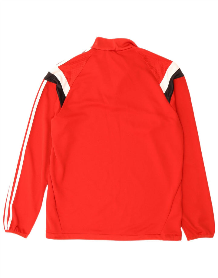 Adidas Męskie Climacool Pullover Dres Top Średni Czerwony Colorblock