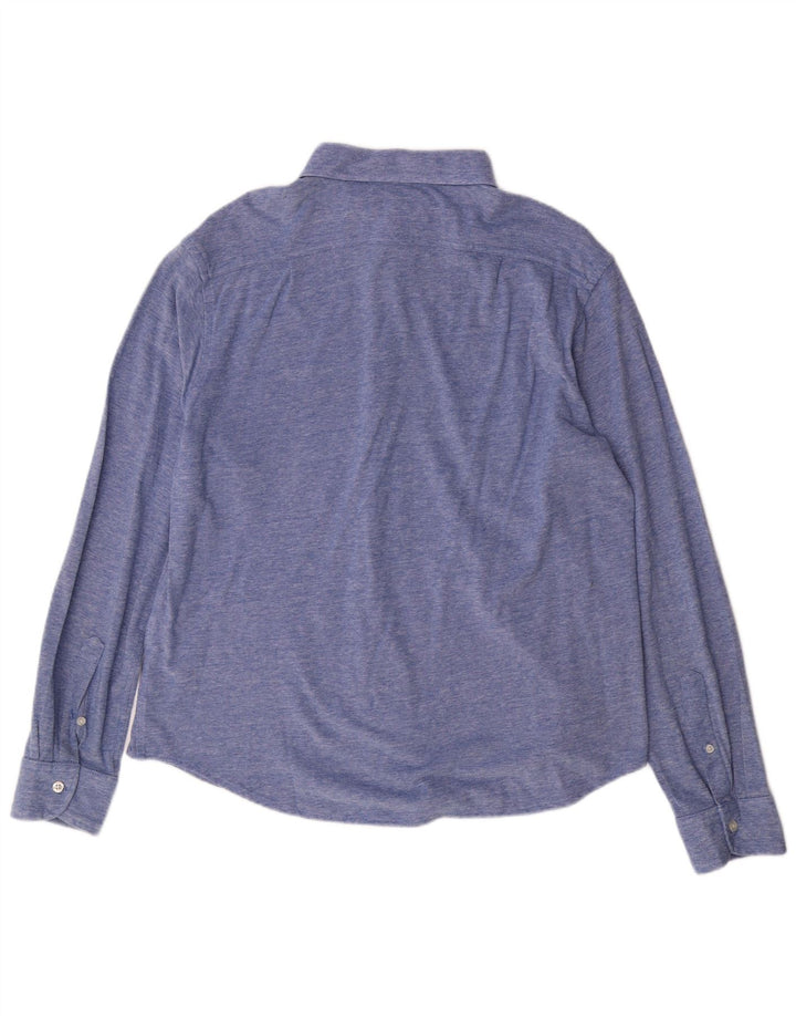 Koszula męska Carrera XL z niebieskiej bawełny w plamki