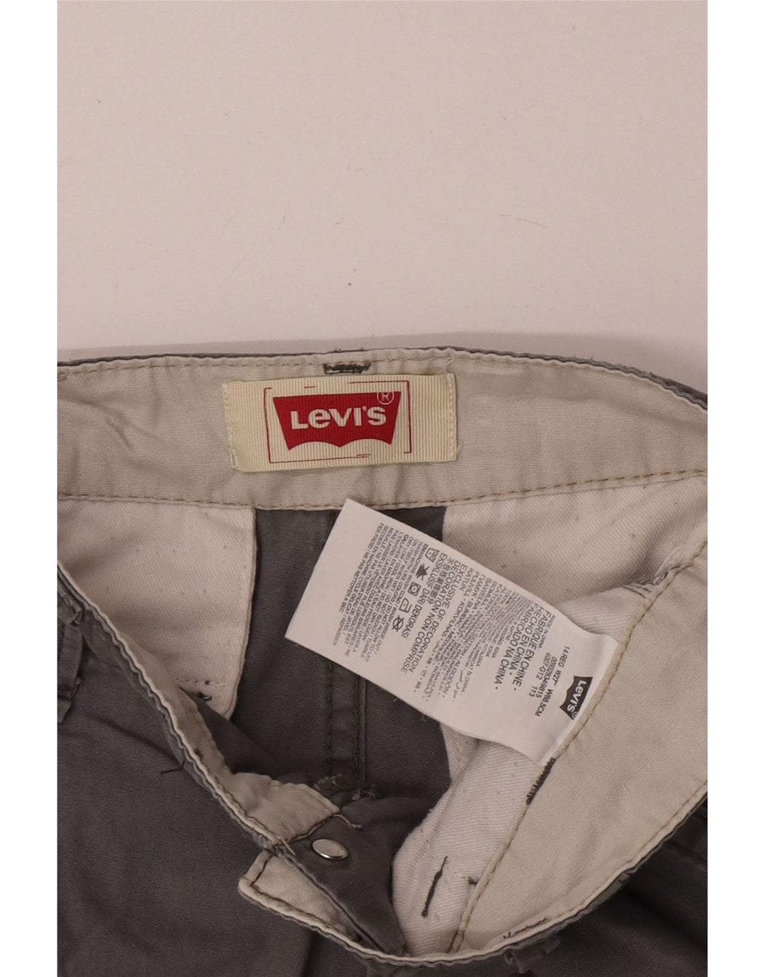 Szorty chłopięce Levi's Cargo 13-14 lat W27 Szara bawełna