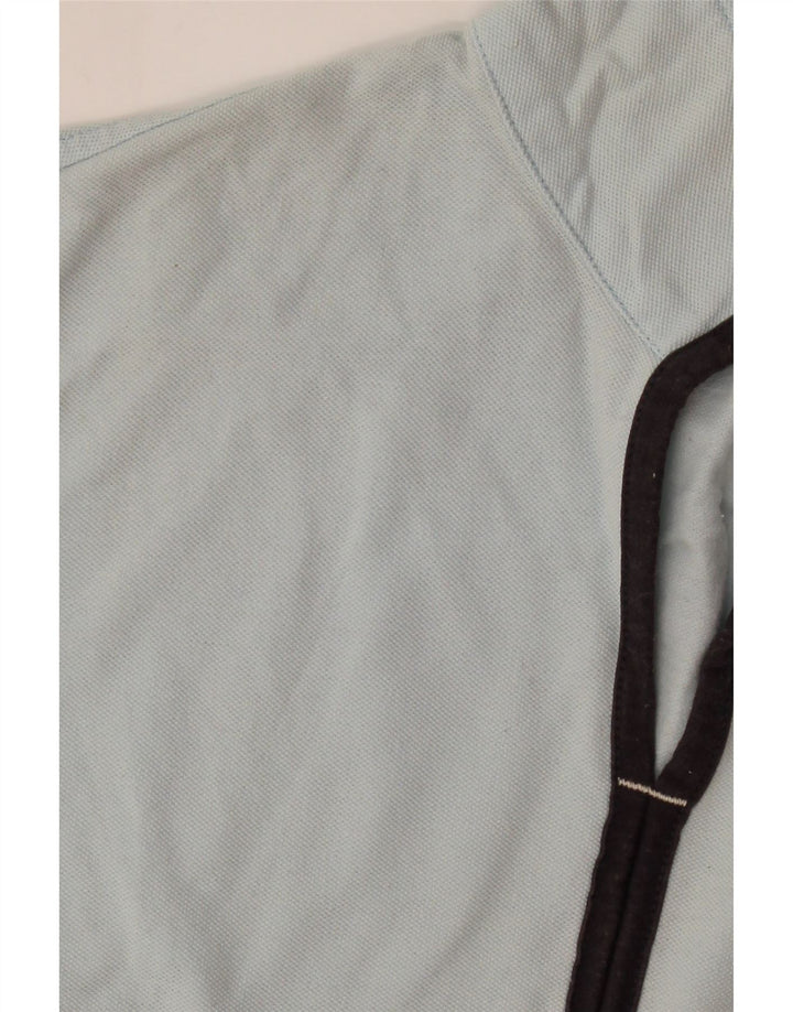 LOTTO Womens Polo Shirt UK 12 Medium Blue Cotton Vintage Lotto and Second-Hand Lotto from Messina Hembry 