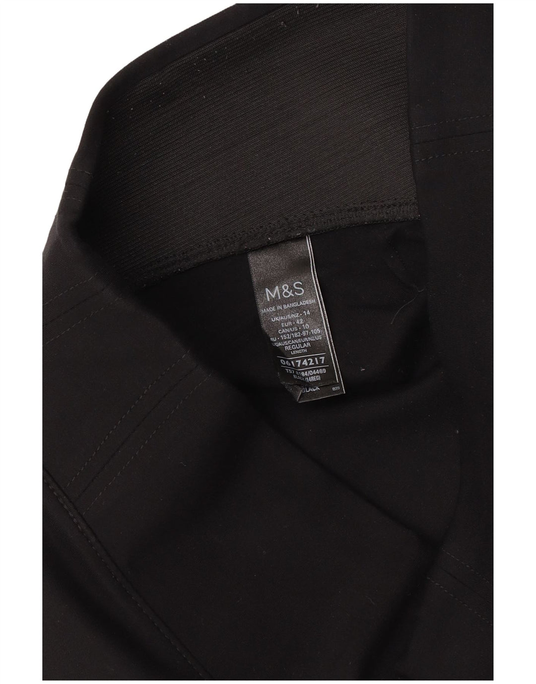 Legginsy damskie Marks & Spencer UK 14, duże, czarne, wiskozowe