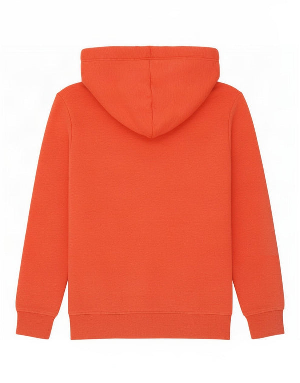 Damski sweter oversize z kapturem Superdry UK 6 XS, bawełna w pomarańczowe plamki