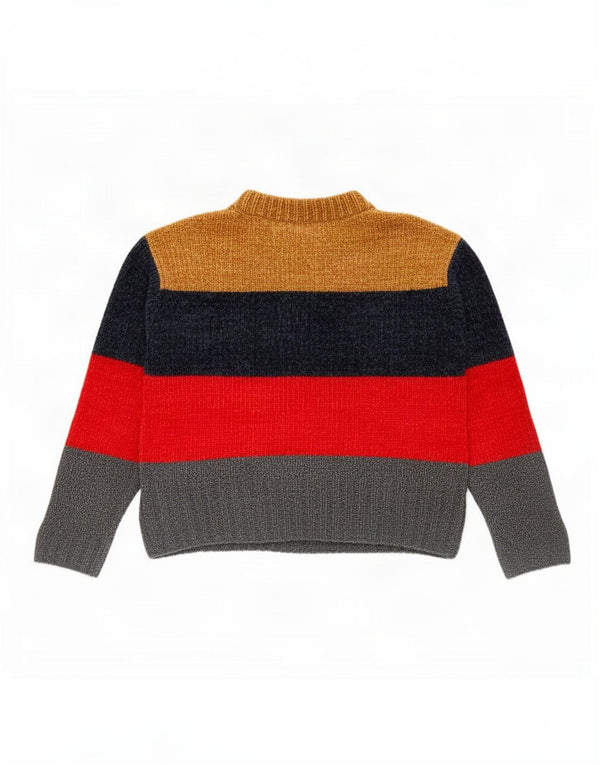Marks & Spencer Damski sweter z dekoltem w łódkę, UK 10, mały, wielokolorowy