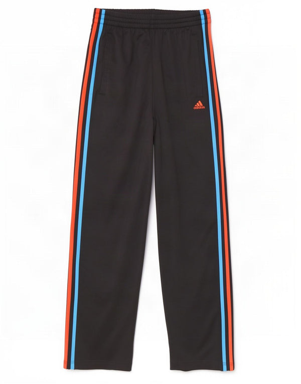 Męskie spodnie dresowe Adidas, małe, czarne, poliestrowe