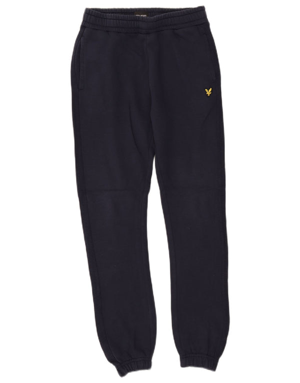 Lyle & Scott Chłopięce spodnie dresowe Joggery 10-11 lat, granatowa, bawełniana