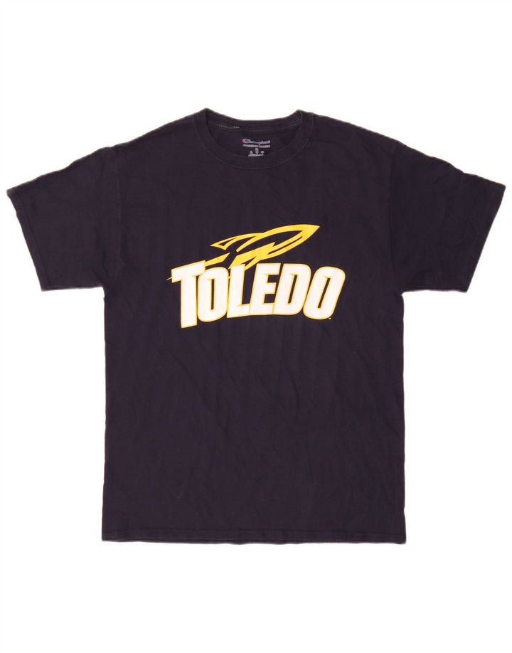 Męski T-shirt Champion Toledo Rockets z grafiką, średni granatowy