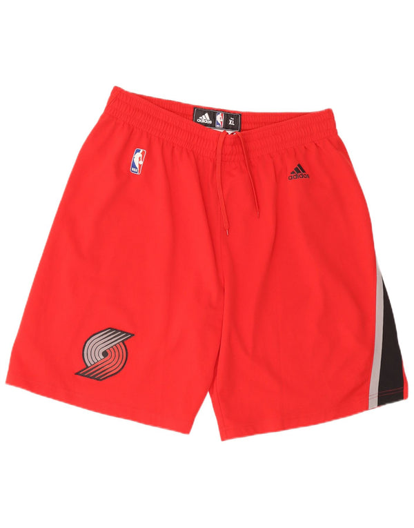 Męskie spodenki sportowe Adidas Portland Trail Blazers Graphic XL w kolorze czerwonym