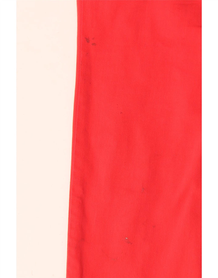 Damskie spodnie typu slim casual Liu Jo W30 L26 czerwone