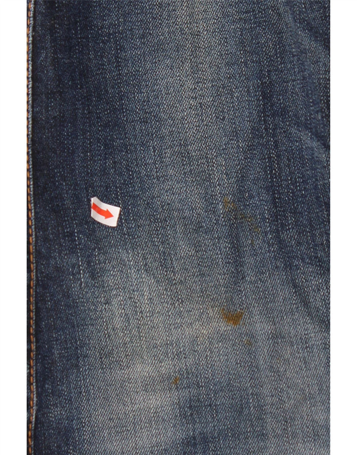 TRUSSARDI Womens Slim Jeans W27 L29 Blue Cotton