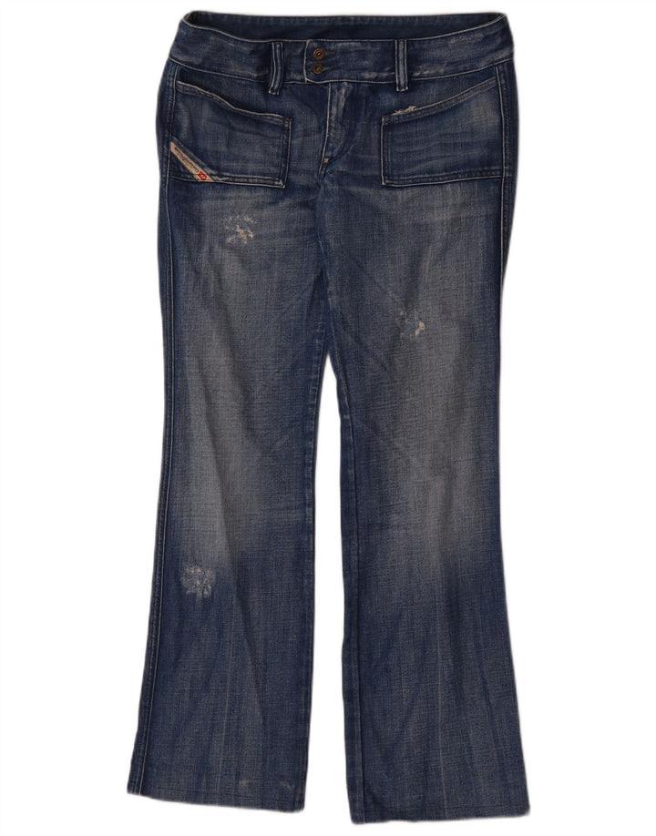 DIESEL Damskie jeansy Bootcut W31 L29 Niebieskie, bawełniane