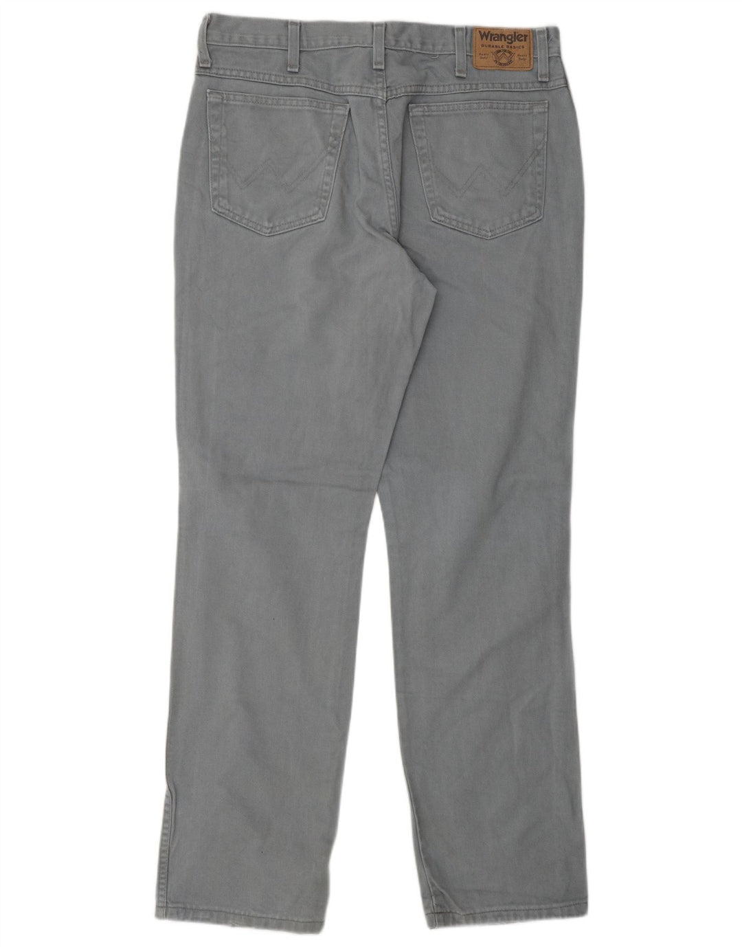 Męskie jeansy WRANGLER Regular Straight W34 L33 Szara bawełna