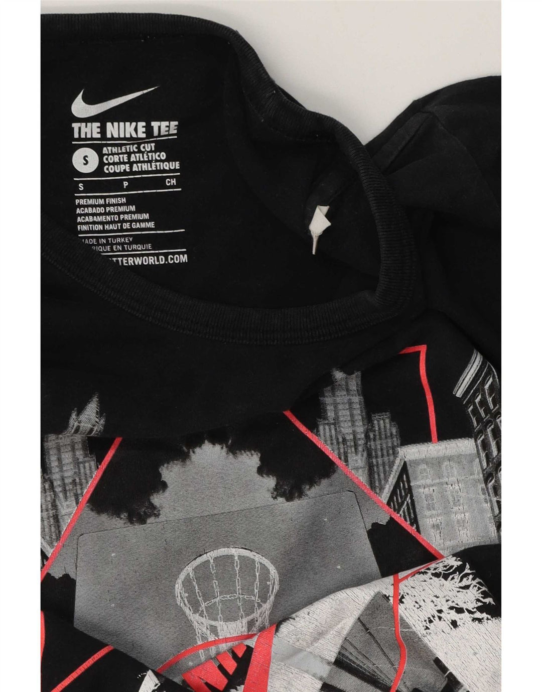 Męski T-shirt Nike o sportowym kroju z grafiką, mały, czarny