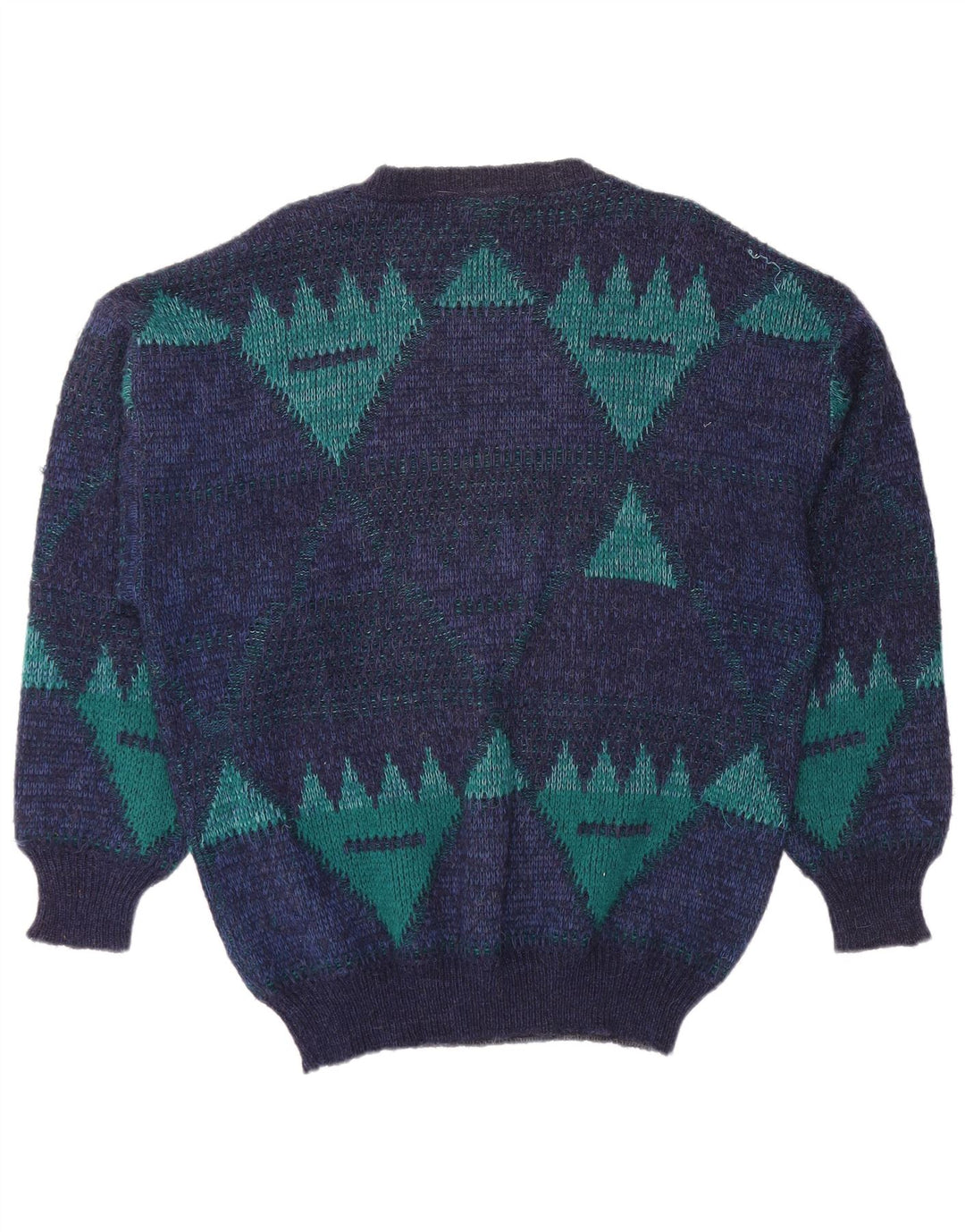 4 Męski sweter CASTELLA z dekoltem w łódkę IT 56 XL Granatowy geometryczny